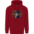 Sweden Bodybuilding Flag Gym Training Swedish Childrens Kids Hoodie Red