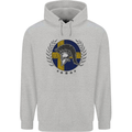 Sweden Bodybuilding Flag Gym Training Swedish Childrens Kids Hoodie Sports Grey