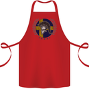 Sweden Bodybuilding Flag Gym Training Swedish Cotton Apron 100% Organic Red