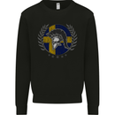 Sweden Bodybuilding Flag Gym Training Swedish Kids Sweatshirt Jumper Black