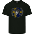 Sweden Bodybuilding Flag Gym Training Swedish Kids T-Shirt Childrens Black