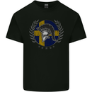 Sweden Bodybuilding Flag Gym Training Swedish Mens Cotton T-Shirt Tee Top Black