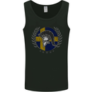 Sweden Bodybuilding Flag Gym Training Swedish Mens Vest Tank Top Black
