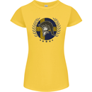 Sweden Bodybuilding Flag Gym Training Swedish Womens Petite Cut T-Shirt Yellow