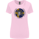 Sweden Bodybuilding Flag Gym Training Swedish Womens Wider Cut T-Shirt Light Pink