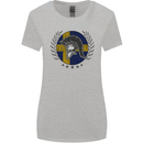 Sweden Bodybuilding Flag Gym Training Swedish Womens Wider Cut T-Shirt Sports Grey