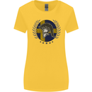 Sweden Bodybuilding Flag Gym Training Swedish Womens Wider Cut T-Shirt Yellow