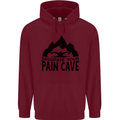 Swimming Pain Cave Swimmer Swim Childrens Kids Hoodie Maroon