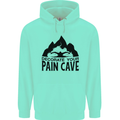 Swimming Pain Cave Swimmer Swim Childrens Kids Hoodie Peppermint