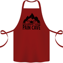 Swimming Pain Cave Swimmer Swim Cotton Apron 100% Organic Maroon