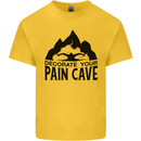 Swimming Pain Cave Swimmer Swim Kids T-Shirt Childrens Yellow