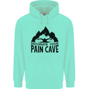 Swimming Pain Cave Swimmer Swim Mens 80% Cotton Hoodie Peppermint