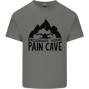 Swimming Pain Cave Swimmer Swim Mens Cotton T-Shirt Tee Top Charcoal