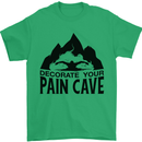 Swimming Pain Cave Swimmer Swim Mens T-Shirt 100% Cotton Irish Green