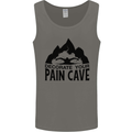 Swimming Pain Cave Swimmer Swim Mens Vest Tank Top Charcoal