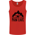Swimming Pain Cave Swimmer Swim Mens Vest Tank Top Red