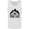 Swimming Pain Cave Swimmer Swim Mens Vest Tank Top White
