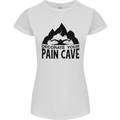 Swimming Pain Cave Swimmer Swim Womens Petite Cut T-Shirt White