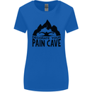 Swimming Pain Cave Swimmer Swim Womens Wider Cut T-Shirt Royal Blue