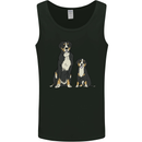 Swiss Mountain Dog & Puppy Sennenhund Mens Vest Tank Top Black