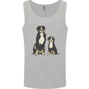 Swiss Mountain Dog & Puppy Sennenhund Mens Vest Tank Top Sports Grey