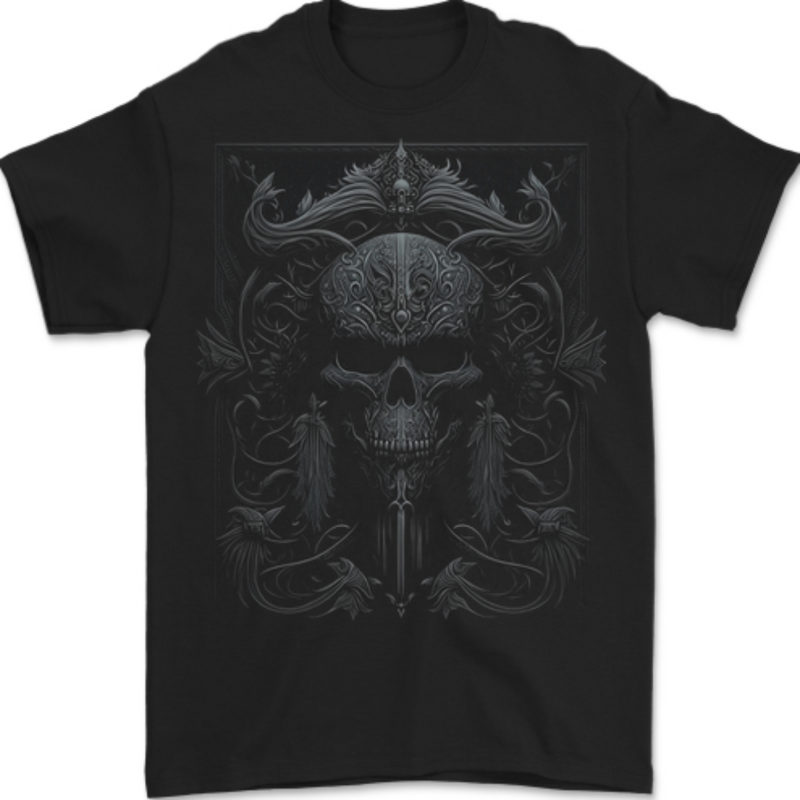 Symbol of Death Gothic Goth Heavy Metal Music Mens T-Shirt 100% Cotton BLACK