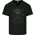 Symbol of Death Gothic Goth Heavy Metal Music Mens V-Neck Cotton T-Shirt Black