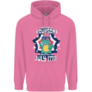 T-Rex American Independence Day July 4th Funny Mens 80% Cotton Hoodie Azelea