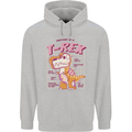 T-Rex Anatomy Dinosaur Mens 80% Cotton Hoodie Sports Grey