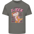 T-Rex Anatomy Dinosaur Mens Cotton T-Shirt Tee Top Charcoal