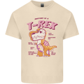 T-Rex Anatomy Dinosaur Mens Cotton T-Shirt Tee Top Natural