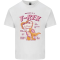 T-Rex Anatomy Dinosaur Mens Cotton T-Shirt Tee Top White