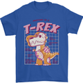 T-Rex Anatomy Dinosaur Mens T-Shirt 100% Cotton Royal Blue