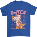 T-Rex Anatomy Dinosaur Mens T-Shirt 100% Cotton Royal Blue