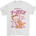 T-Rex Anatomy Dinosaur Mens T-Shirt 100% Cotton White