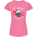 T-Rex Detector Funny Dinosaur Womens Petite Cut T-Shirt Azalea