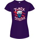 T-Rex Detector Funny Dinosaur Womens Petite Cut T-Shirt Purple