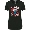 T-Rex Detector Funny Dinosaur Womens Wider Cut T-Shirt Black