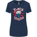 T-Rex Detector Funny Dinosaur Womens Wider Cut T-Shirt Navy Blue