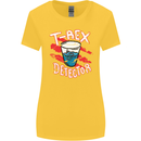 T-Rex Detector Funny Dinosaur Womens Wider Cut T-Shirt Yellow