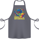 T-Rex Dinosaur Autism Autistic Cotton Apron 100% Organic Steel