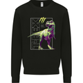 T-Rex Dinosaur Tyrannosaurus Rex Mens Sweatshirt Jumper Black