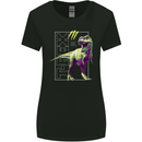 T-Rex Dinosaur Tyrannosaurus Rex Womens Wider Cut T-Shirt Black