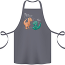 T-Rex Eating the Last Unicorn Dinosaur Funny Cotton Apron 100% Organic Steel
