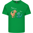 T-Rex Eating the Last Unicorn Dinosaur Funny Mens Cotton T-Shirt Tee Top Irish Green