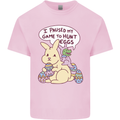 T-Rex Egg Hunt Kids T-Shirt Childrens Light Pink