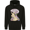 T-Rex Egg Hunt Mens 80% Cotton Hoodie Black