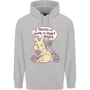 T-Rex Egg Hunt Mens 80% Cotton Hoodie Sports Grey