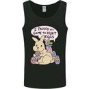 T-Rex Egg Hunt Mens Vest Tank Top Black