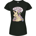 T-Rex Egg Hunt Womens Petite Cut T-Shirt Black